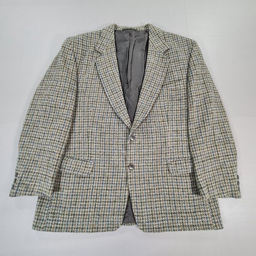 Harris tweed mens jacket - mens, green