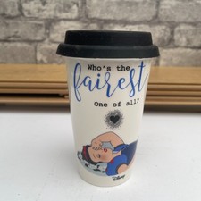 Disney snow white ceramic coffee mug with lid