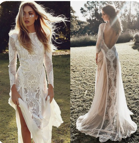 Boho line wedding dresses - boho,