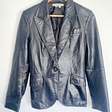 Zara Smart Faux Leather Black