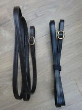 NEW LEATHER PLAIN LEAD LOOP HANDLE SHOW SHOWING LEAD REIN IN-HAND BRIDLE 