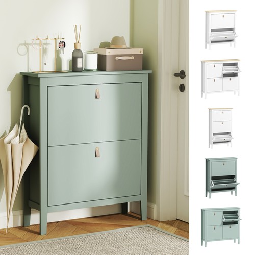 Narrow shoe cabinet with flip - narrow,