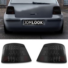 Original JOM LED Rear Taillights Black Smoke SET for VW Golf 4 IV MK4 1997-2003