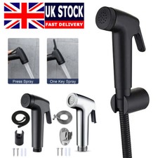 Bidet Spray Shower Head Handheld Bathroom Toilet Shattaf Adapter Hose Jet kit UK