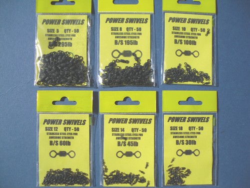 Power swivels for catfish pike - swivels,