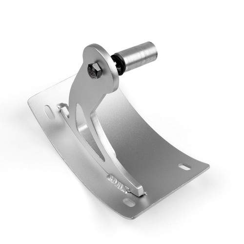 Curved side mount - curved, license