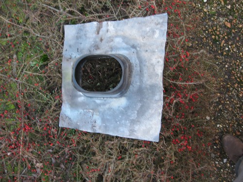 Pitched roof lead flashing - pitched,