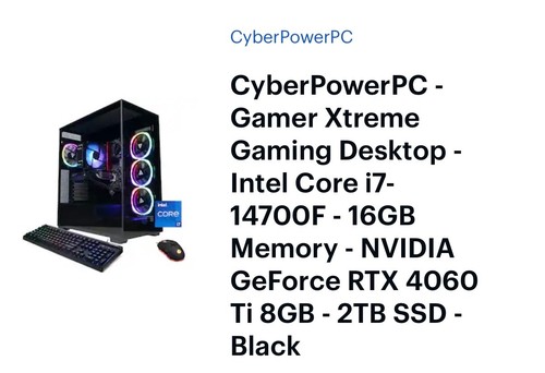 Cyberpowerpc gamer xtreme - cyberpowerpc,