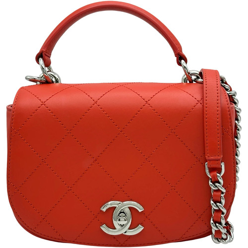 Chanel classic flap red - chanel,