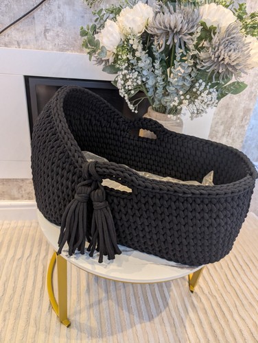 Crochet moses basket - moses, 67cmx30cm