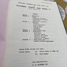 McConnel Power.Arm model S