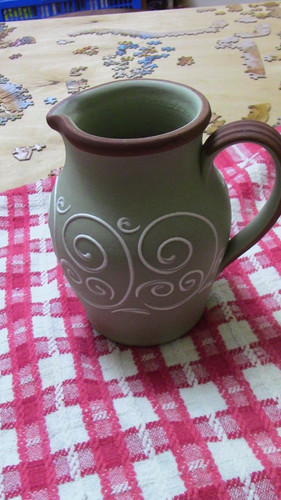 Denby large ferndale jug 25cm - large,