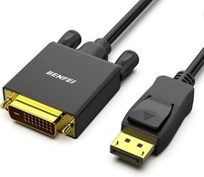 BENFEI DisplayPort HDMI to DVI Cable 6ft / 1M - Gold-Plated for Dell/HP/Lenovo