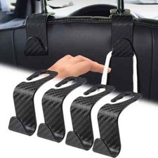 4X Car Holder Hanger Organizer Seat Back Hook Headrest for Handbag Bag Coat UK