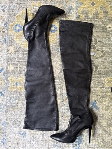 Vintage escada black leather - escada,
