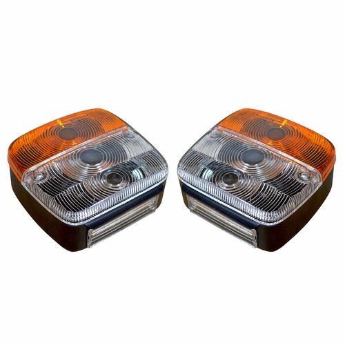 Pair square front indicator - pair,