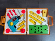 Vintage Fisher Price Tool Kit and Case, number 924, 1977