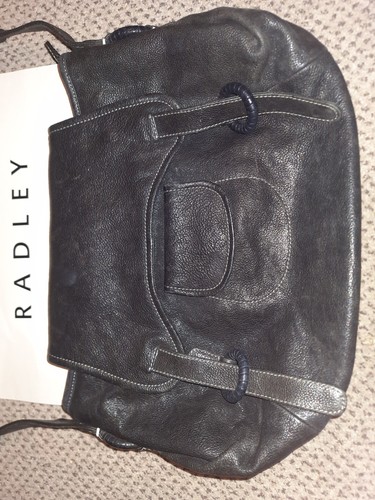 Genuine thick leather - leather, vintage