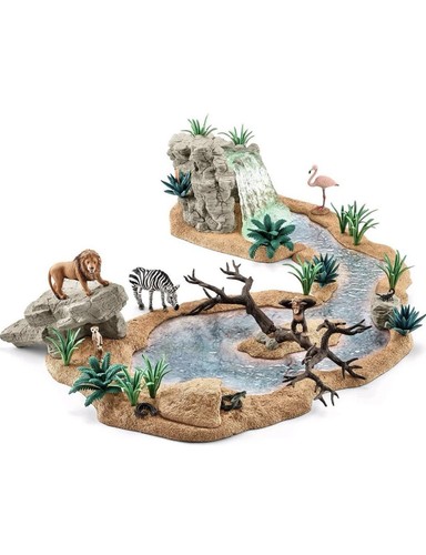 Schleich safari watering hole - schleich,