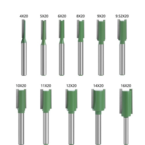 6mm shank straight cut router - straight,