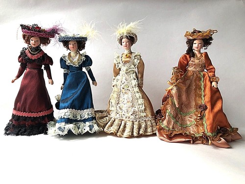 Dolls house figure elegant - house,