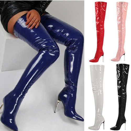 Women thigh high - pu,