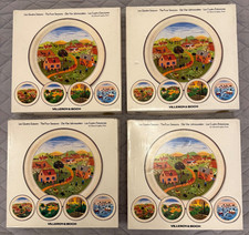 Villeroy & Boch Design Naif Four Seasons Plates Set Gérard Laplau 4pc Boxed 