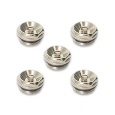 5  x  MANUAL TOWEL RAIL RADIATOR AIR VENT BLEED PLUG VALVE 1/2" CHROME