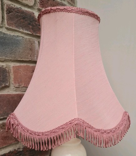 Pink vintage lamp shade - vintage,