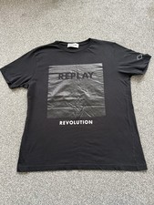 Replay Black T Shirt Unisex