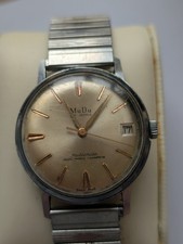 Vintage Mens Mudu Automatic Felsa 4007N Watch (Runs But Spares/Repairs)