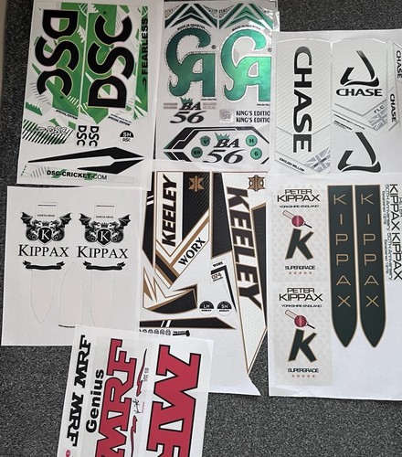 Cricket bat stickers - cricket, 3d