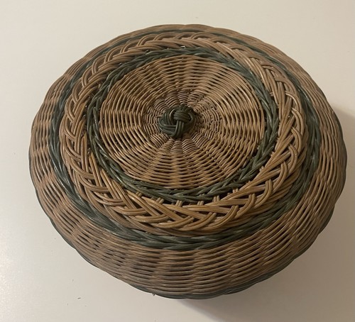Vintage woven wicker - vintage,