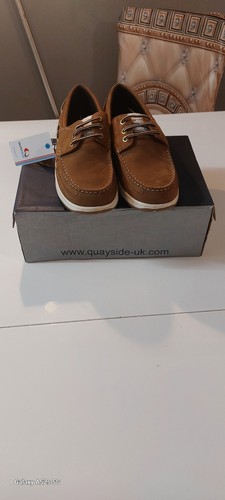 Castaway mens leather boat - leather,