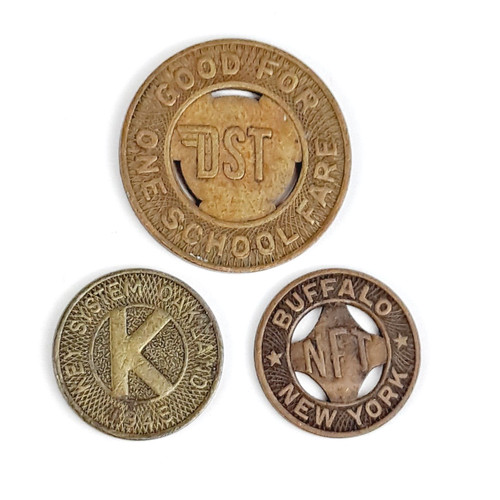 Vintage bus trolley fare - bus,