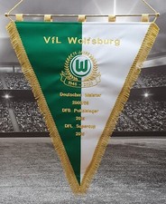 VfL Wolfsburg 75 Jahre 1945 - 2020 Embroidered Pennant Size 48cm x 36cm