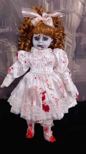 Ooak gothic horror doll creepy - ooak,