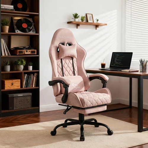Solavero velvet gaming chair - solavero,