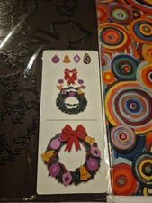 Xcut Christmas Wreath Die Set A5 Sheet 9 Dies