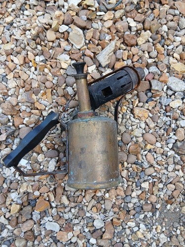Vintage blowntorch brass blow - brass,