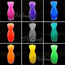 Water Aqua Soil Crystal Bio Gel Ball Beads Wedding Vase Filler Centrepiece UK