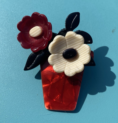 Vintage lea stein - vintage, flower
