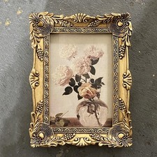 Baroque Photo Frame Retro Style Hanging Artwork Ornate Picture Frame Ornament