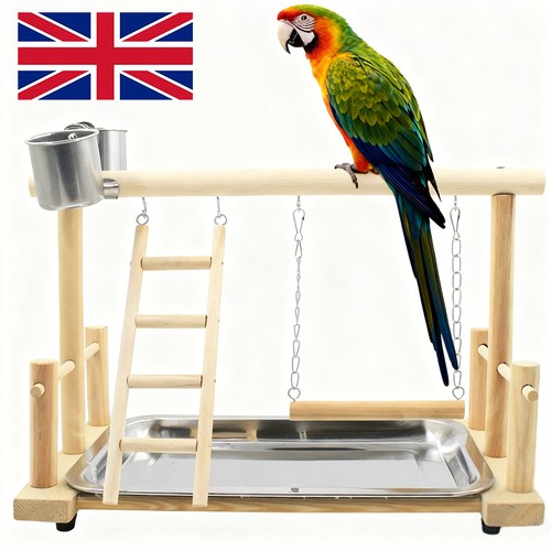 Bird perch stand - stand, wooden