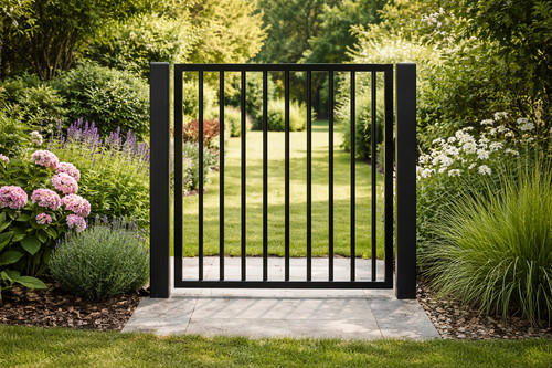 Garden gate side metal - side,