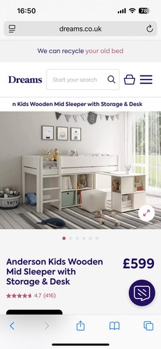 Dreams anderson kids wooden - kids,