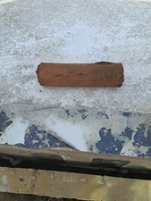 Six Reclaimed 12" x 3" Clay Terracotta Land Drain Pipes