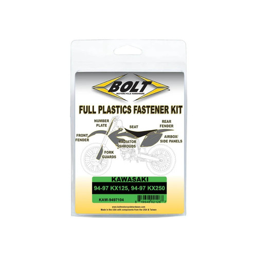 Bolt plastic fastener kit - bolt,