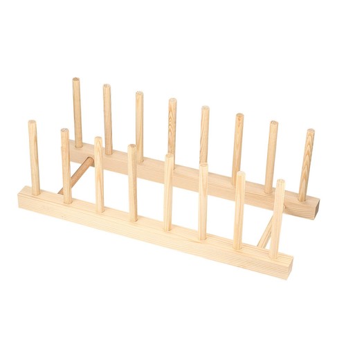 Wooden dish rack - dish,