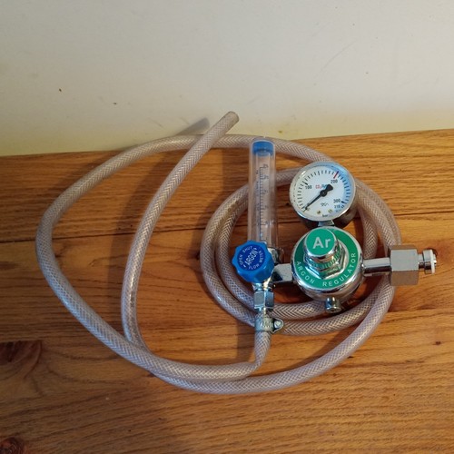 Argon gas regulator single - argon,